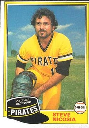 #212 Steve Nicosia - Pittsburgh Pirates - 1981 O-Pee-Chee Baseball