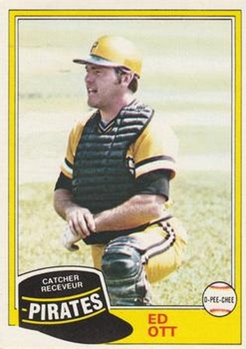 #246 Ed Ott - Pittsburgh Pirates - 1981 O-Pee-Chee Baseball