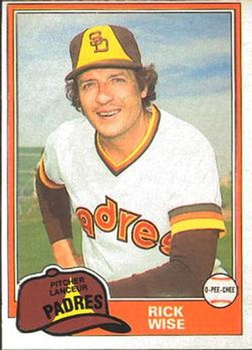 #274 Rick Wise - San Diego Padres - 1981 O-Pee-Chee Baseball