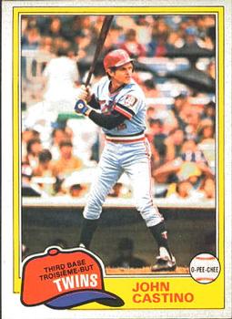#304 John Castino - Minnesota Twins - 1981 O-Pee-Chee Baseball
