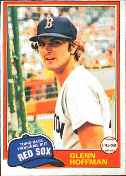 #349 Glenn Hoffman - Boston Red Sox - 1981 O-Pee-Chee Baseball