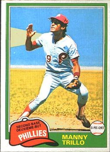 #368 Manny Trillo - Philadelphia Phillies - 1981 O-Pee-Chee Baseball