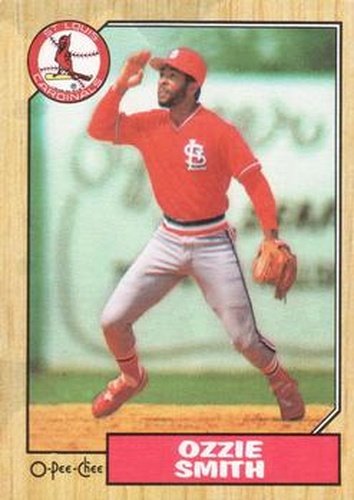 #107 Ozzie Smith - St. Louis Cardinals - 1987 O-Pee-Chee Baseball