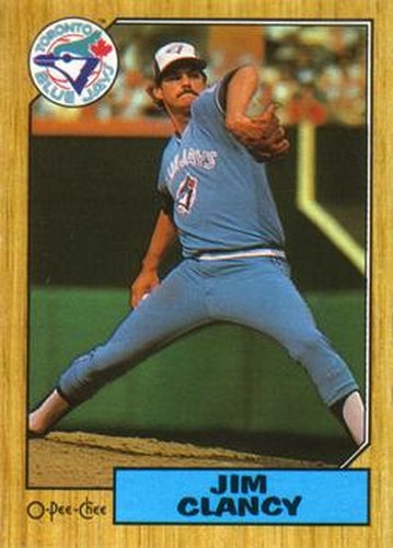 #122 Jim Clancy - Toronto Blue Jays - 1987 O-Pee-Chee Baseball