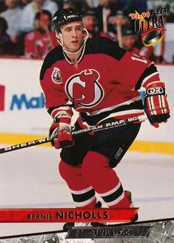 #86 Bernie Nicholls - New Jersey Devils - 1993-94 Ultra Hockey