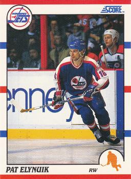 #86 Pat Elynuik - Winnipeg Jets - 1990-91 Score Hottest and Rising Stars Hockey