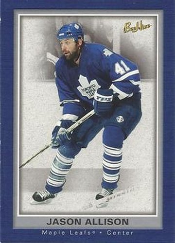 #86 Jason Allison - Toronto Maple Leafs - 2005-06 Upper Deck Beehive Hockey