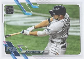 #86 Austin Meadows - Tampa Bay Rays - 2021 Topps Baseball