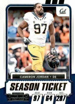 #86 Cameron Jordan - California Golden Bears - 2021 Panini Contenders Draft Picks Football