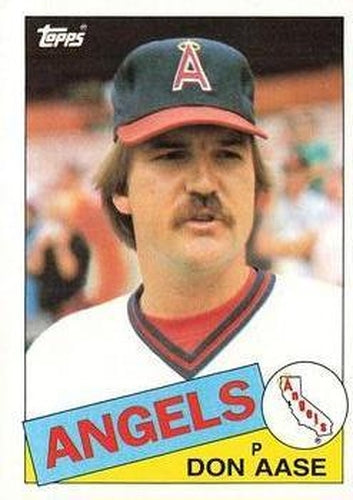 #86 Don Aase - California Angels - 1985 Topps Baseball