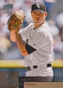 #86 Javier Vazquez - Chicago White Sox - 2009 Upper Deck Baseball