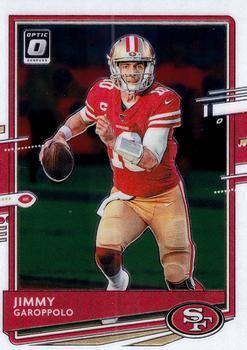 #86 Jimmy Garoppolo - San Francisco 49ers - 2020 Donruss Optic Football