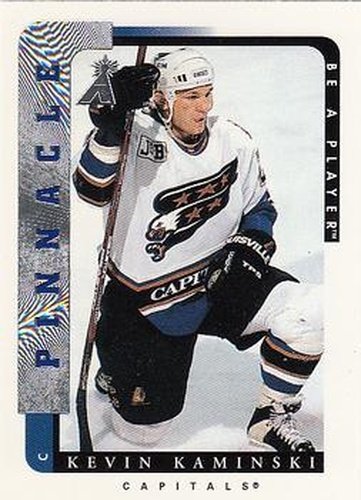 #86 Kevin Kaminski - Washington Capitals - 1996-97 Pinnacle Be a Player Hockey
