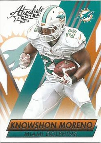 #86 Knowshon Moreno - Miami Dolphins - 2014 Panini Absolute - Retail Football
