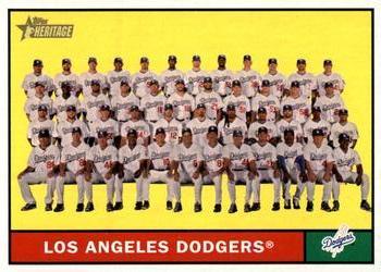 #86 Los Angeles Dodgers - Los Angeles Dodgers - 2010 Topps Heritage Baseball