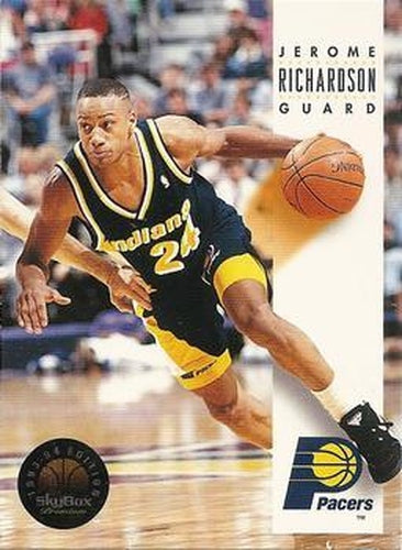 #86 Pooh Richardson - Indiana Pacers - 1993-94 SkyBox Premium Basketball