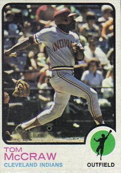 #86 Tom McCraw - Cleveland Indians - 1973 Topps Baseball