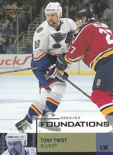 #86 Tony Twist - St. Louis Blues - 2002-03 Upper Deck Foundations Hockey