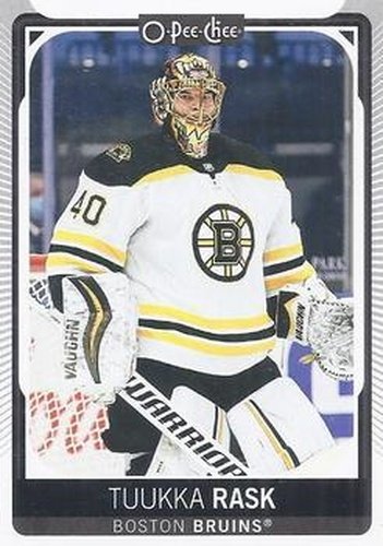 #86 Tuukka Rask - Boston Bruins - 2021-22 O-Pee-Chee Hockey