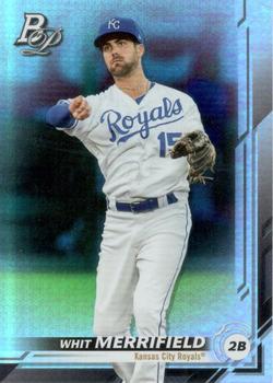 #86 Whit Merrifield - Kansas City Royals - 2019 Bowman Platinum Baseball