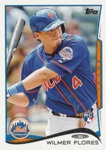 #86 Wilmer Flores - New York Mets - 2014 Topps Baseball