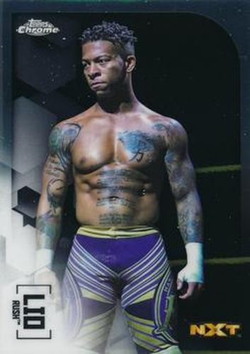 #86 Lio Rush - 2020 Topps WWE Chrome Wrestling
