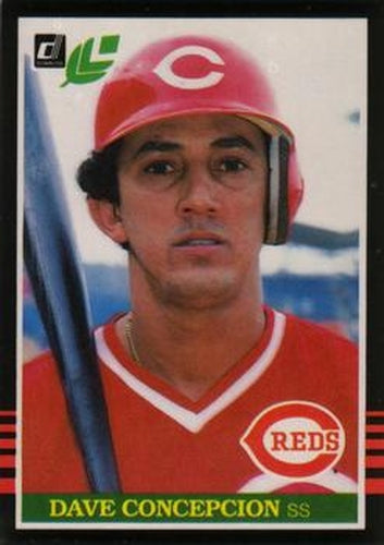 #131 Dave Concepcion - Cincinnati Reds - 1985 Leaf Baseball