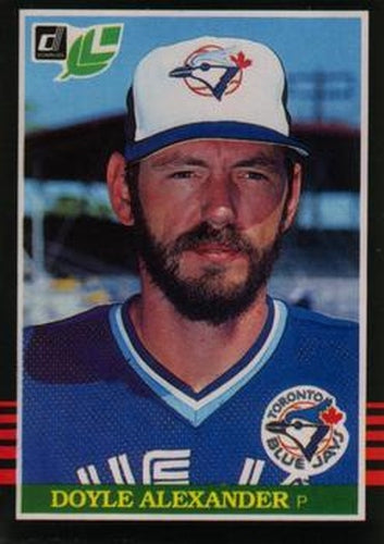 #134 Doyle Alexander - Toronto Blue Jays - 1985 Leaf Baseball