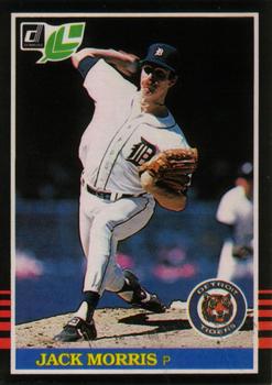 #142 Jack Morris - Detroit Tigers - 1985 Leaf Baseball