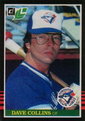 #172 Dave Collins - Toronto Blue Jays - 1985 Leaf Baseball