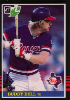 174 Buddy Bell - Texas Rangers - 1985 Leaf Baseball – Isolated Cards