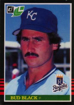 #202 Bud Black - Kansas City Royals - 1985 Leaf Baseball