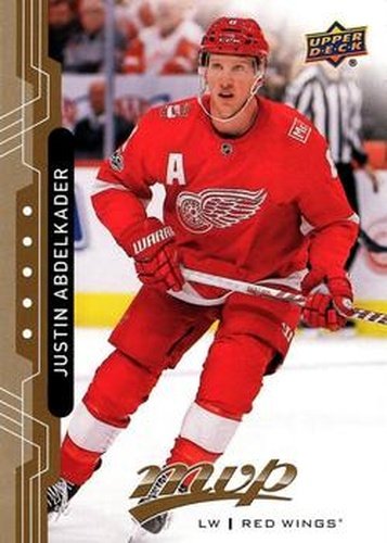#87 Justin Abdelkader - Detroit Red Wings - 2018-19 Upper Deck MVP Hockey