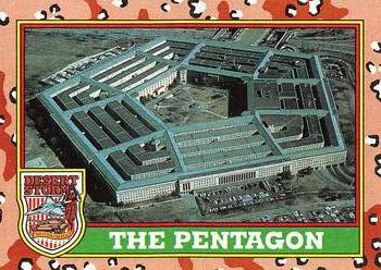 #87 The Pentagon - 1991 Topps Desert Storm