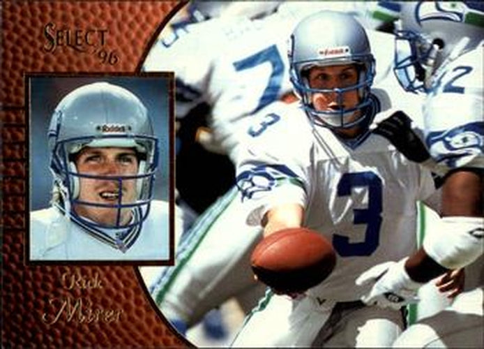 #87 Rick Mirer - Seattle Seahawks - 1996 Select Football