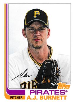#87 A.J. Burnett - Pittsburgh Pirates - 2013 Topps Archives Baseball