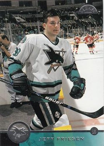 #87 Jeff Friesen - San Jose Sharks - 1996-97 Leaf Hockey