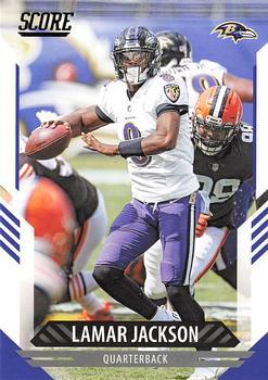 #87 Lamar Jackson - Baltimore Ravens - 2021 Score Football