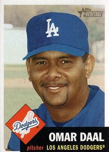 #87 Omar Daal - Los Angeles Dodgers - 2002 Topps Heritage Baseball