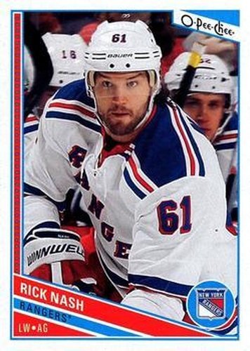 #87 Rick Nash - New York Rangers - 2013-14 O-Pee-Chee Hockey
