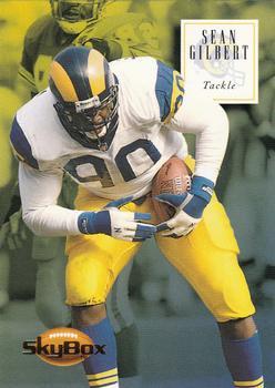 #87 Sean Gilbert - Los Angeles Rams - 1994 SkyBox Premium Football