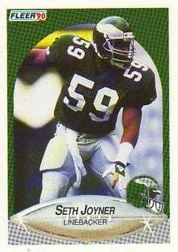 #87 Seth Joyner - Philadelphia Eagles - 1990 Fleer Football