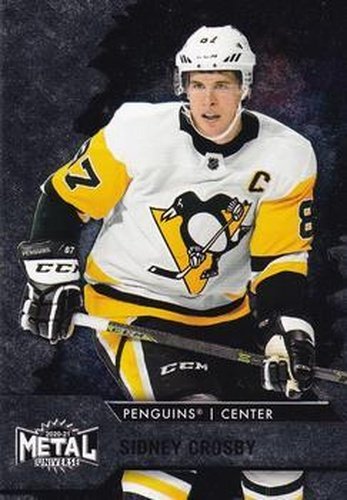 #87 Sidney Crosby - Pittsburgh Penguins - 2020-21 Skybox Metal Universe Hockey