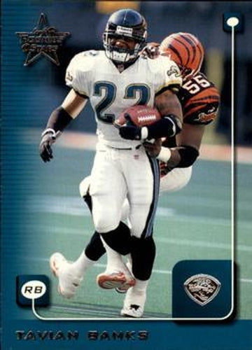 #87 Tavian Banks - Jacksonville Jaguars - 1999 Leaf Rookies & Stars Football