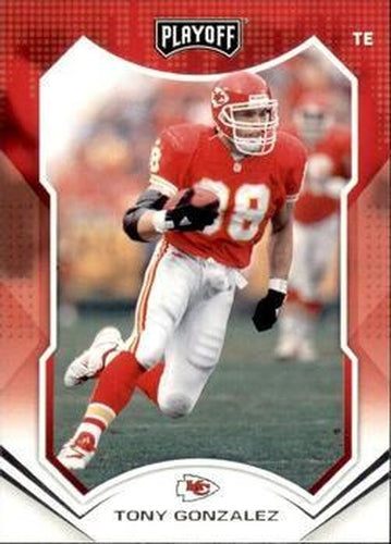 #87 Tony Gonzalez - Kansas City Chiefs - 2021 Panini Playoff Football