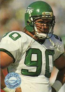 #87 Dennis Byrd - New York Jets - 1991 Pro Set Platinum Football
