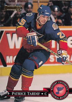 #87 Patrice Tardif - St. Louis Blues - 1995-96 Donruss Hockey