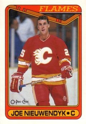 #87 Joe Nieuwendyk - Calgary Flames - 1990-91 O-Pee-Chee Hockey