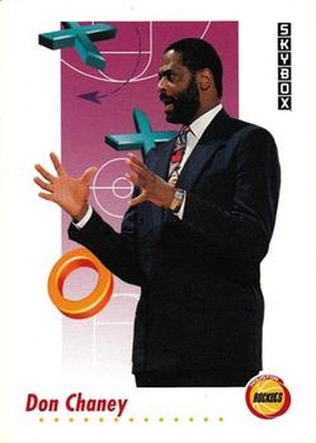 #387 Don Chaney - Houston Rockets - 1991-92 SkyBox Basketball