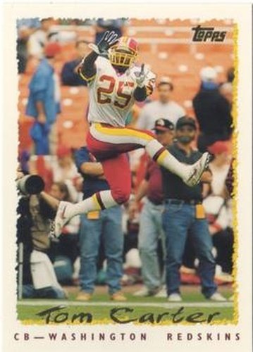 #87 Tom Carter - Washington Redskins - 1995 Topps Football